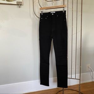 Reformation high rise skinny jeans